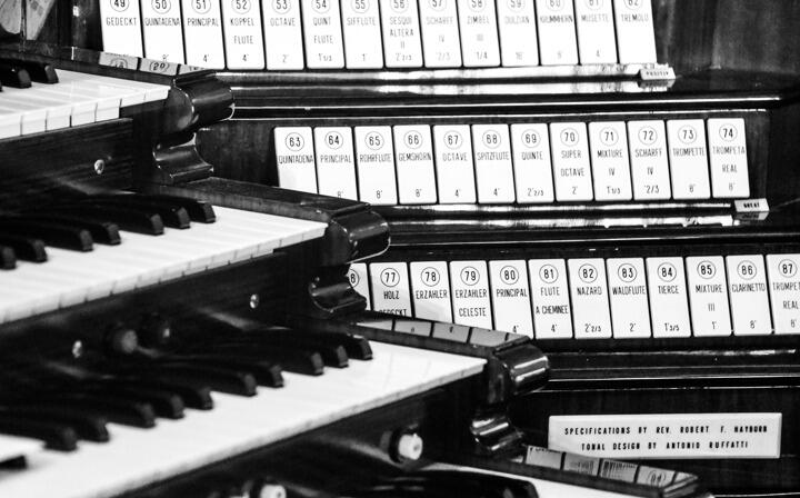 Organ Console, RAND photography